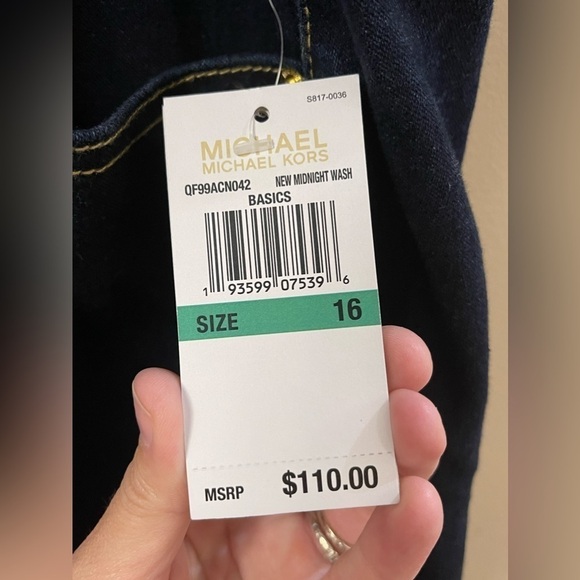 Michael Michael Kors SELMA SKINNY Jeans Size 16 - Picture 7 of 8